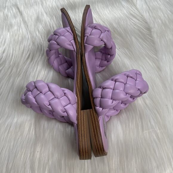 Steve Madden Lilac Braided Spain Sandals - Picture 6 of 7